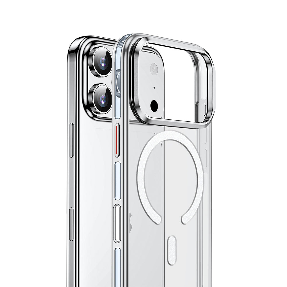 iPhone 17 Pro Kılıf M-safe Şarj Özellikli Wlons Standlı Efsane Kılıf