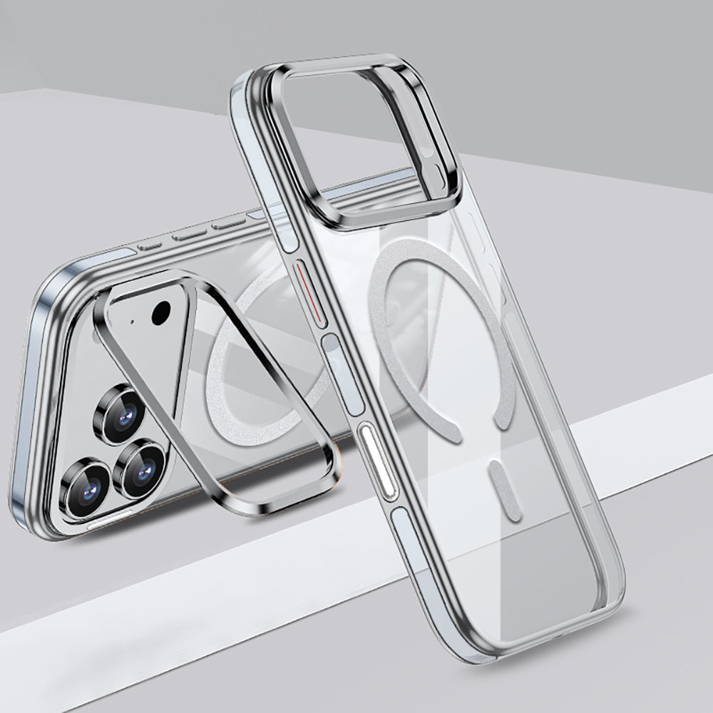 iPhone 17 Pro Kılıf M-safe Şarj Özellikli Wlons Standlı Efsane Kılıf