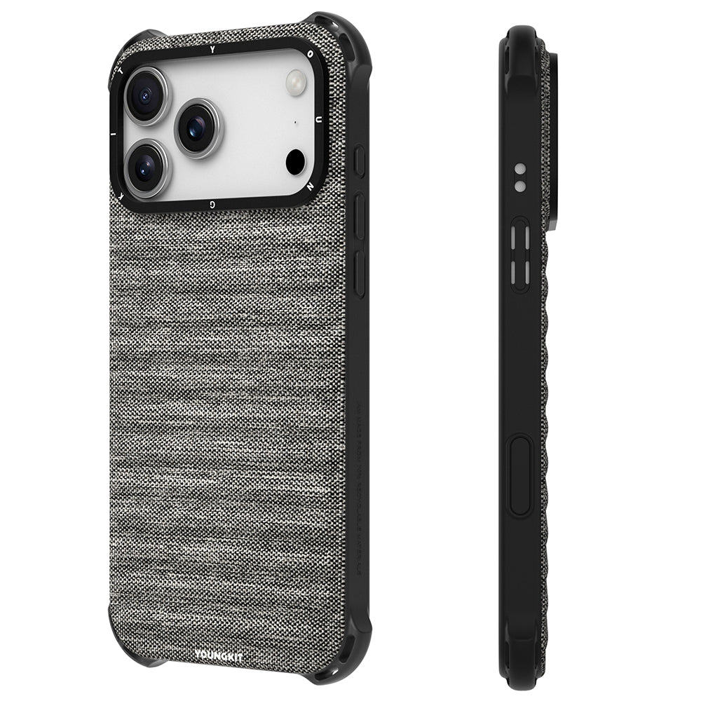 iPhone 17 Pro Kılıf M-safe Şarj Özellikli Youngkit Canvas Serisi Kılıf