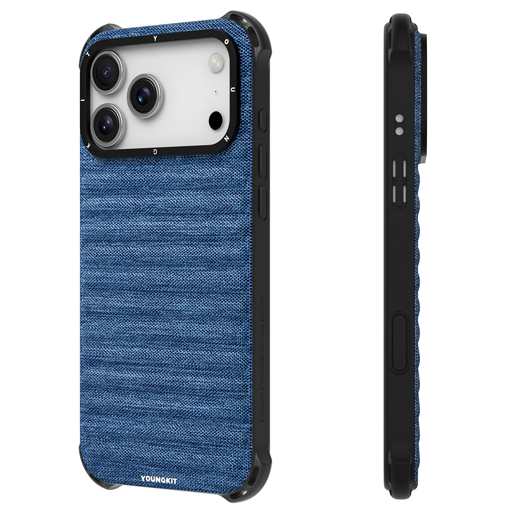 iPhone 17 Pro Kılıf M-safe Şarj Özellikli Youngkit Canvas Serisi Kılıf