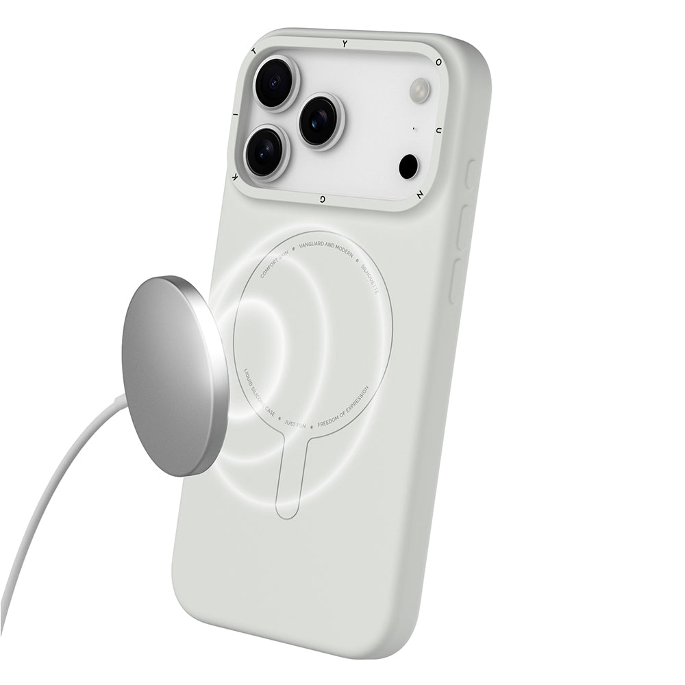 iPhone 17 Pro Kılıf M-Safe Şarj Özellikli Youngkit Morandi Serisi Kılıf