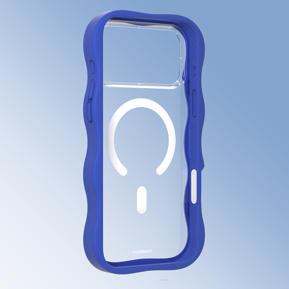 iPhone 17 Pro Kılıf M-safe Şarj Özellikli Youngkit Wave Clear Serisi Kılıf