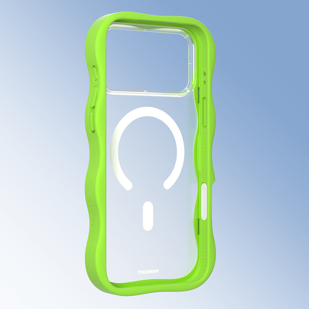 iPhone 17 Pro Kılıf M-safe Şarj Özellikli Youngkit Wave Matte Serisi Kılıf