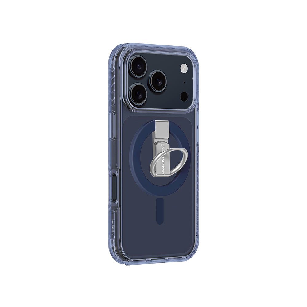 iPhone 17 Pro Kılıf M-safe Şarj Özellikli Yüzük Standlı Amazingthing Titan Pro Serisi Kılıf