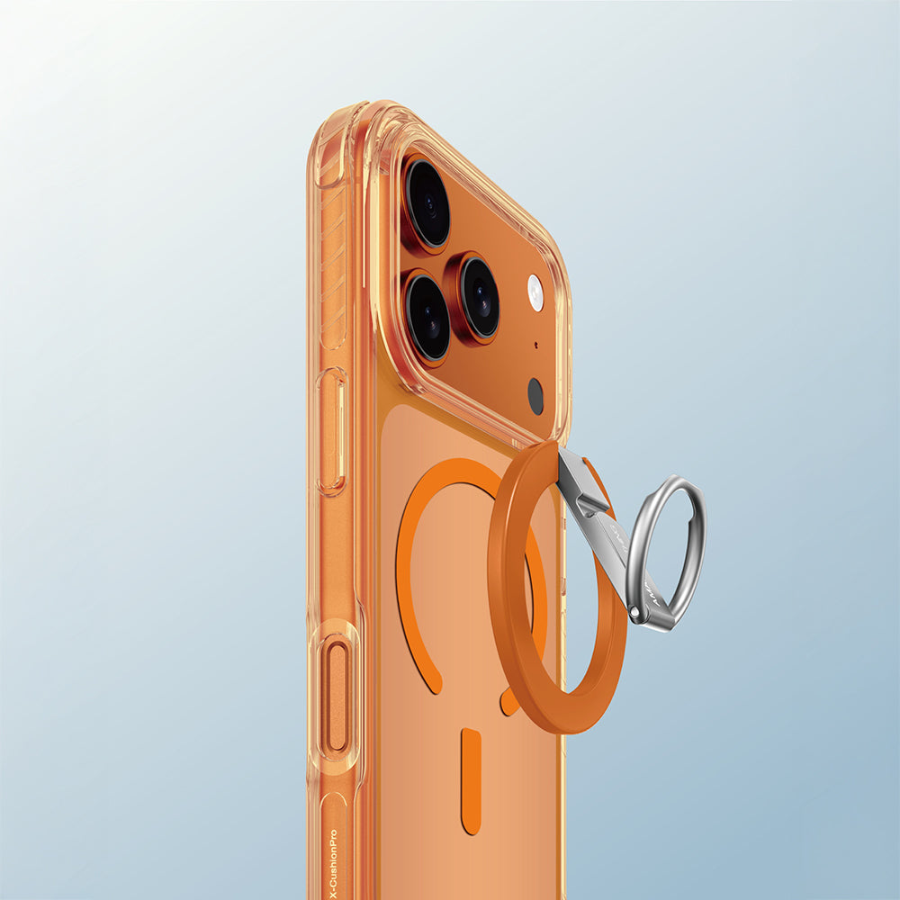 iPhone 17 Pro Kılıf M-safe Şarj Özellikli Yüzük Standlı Amazingthing Titan Pro Serisi Kılıf