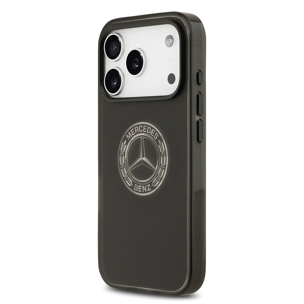 iPhone 17 Pro Kılıf Mercedes Benz Orijinal Lisanslı M-safe Şarj Özellikli Buzlu PC Nostaljik Yıldız Dizayn Kılıf