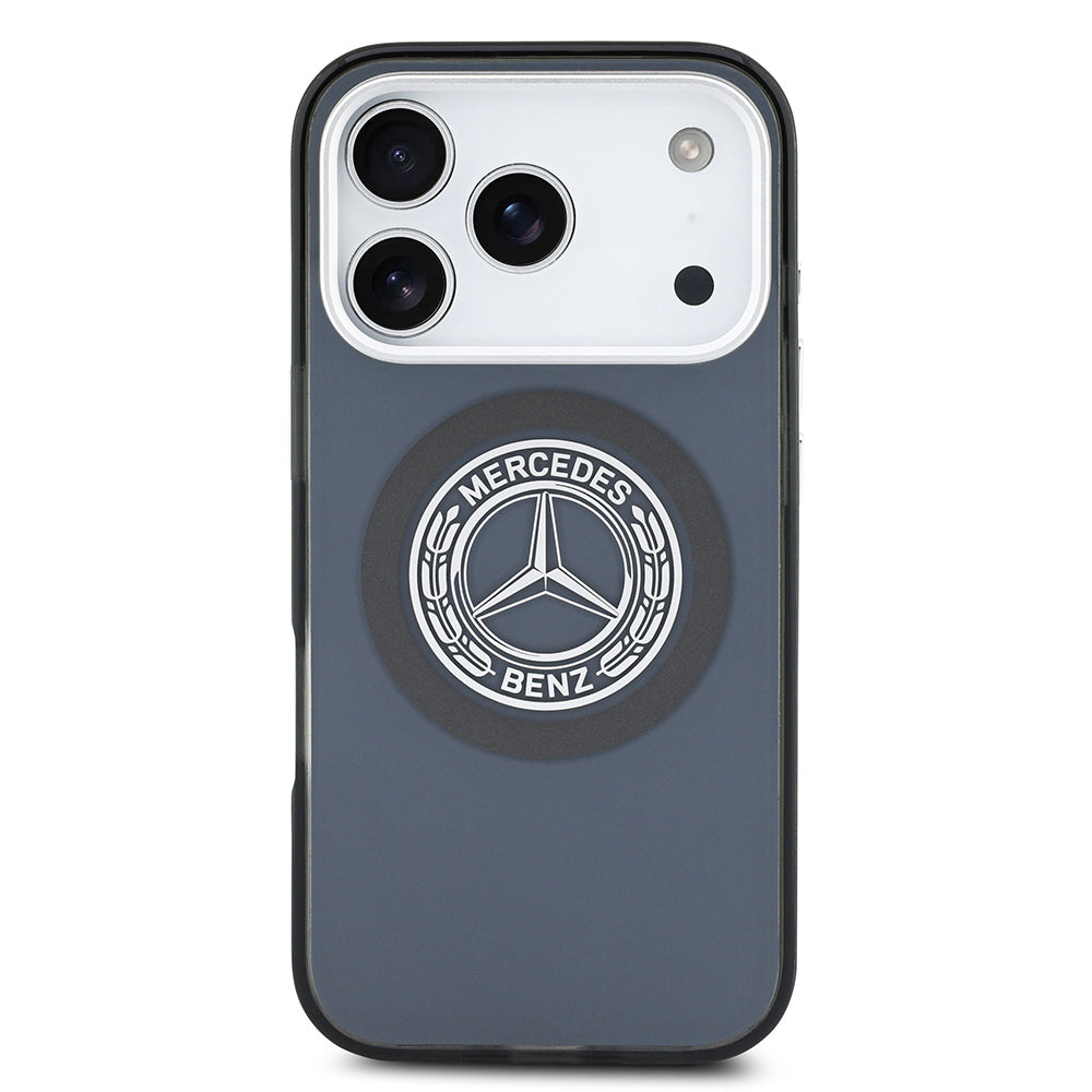 iPhone 17 Pro Kılıf Mercedes Benz Orijinal Lisanslı M-safe Şarj Özellikli Çift Katmanlı PC Nostaljik Yıldız Dizayn Kılıf