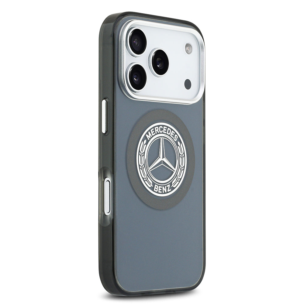 iPhone 17 Pro Kılıf Mercedes Benz Orijinal Lisanslı M-safe Şarj Özellikli Çift Katmanlı PC Nostaljik Yıldız Dizayn Kılıf