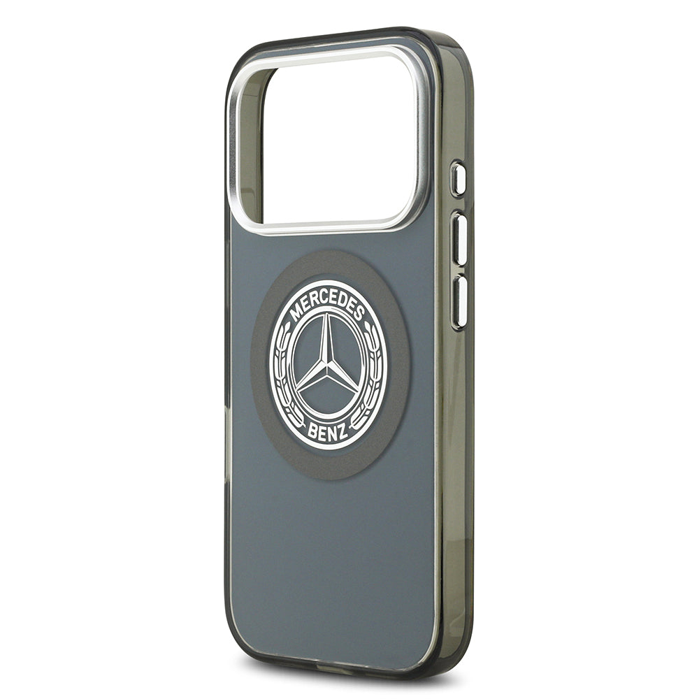 iPhone 17 Pro Kılıf Mercedes Benz Orijinal Lisanslı M-safe Şarj Özellikli Çift Katmanlı PC Nostaljik Yıldız Dizayn Kılıf