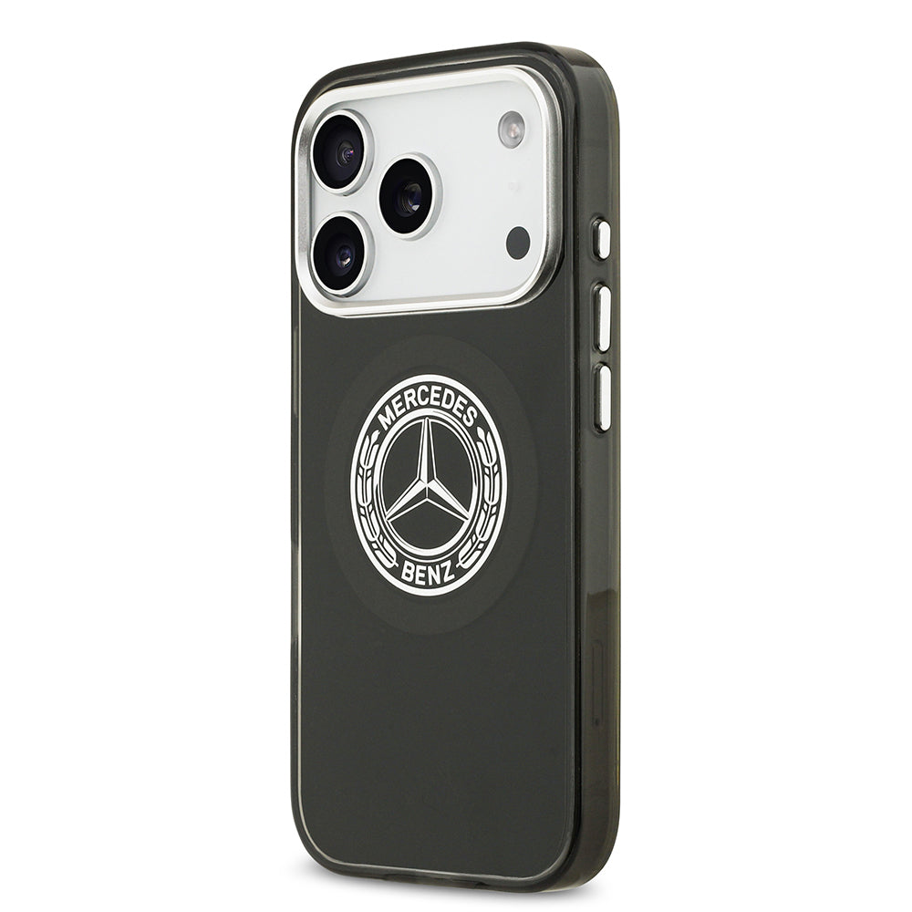 iPhone 17 Pro Kılıf Mercedes Benz Orijinal Lisanslı M-safe Şarj Özellikli Çift Katmanlı PC Nostaljik Yıldız Dizayn Kılıf