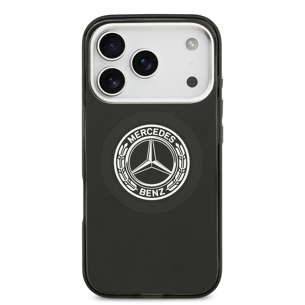 iPhone 17 Pro Kılıf Mercedes Benz Orijinal Lisanslı M-safe Şarj Özellikli Çift Katmanlı PC Nostaljik Yıldız Dizayn Kılıf