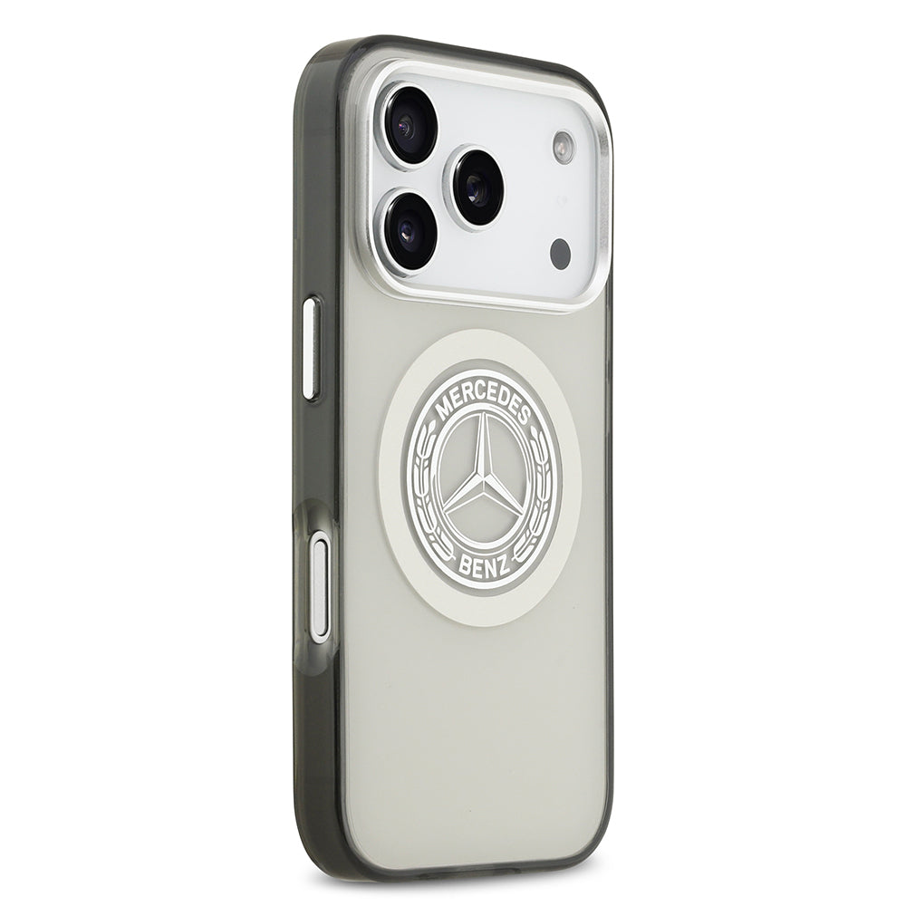 iPhone 17 Pro Kılıf Mercedes Benz Orijinal Lisanslı M-safe Şarj Özellikli Çift Katmanlı PC Nostaljik Yıldız Dizayn Kılıf