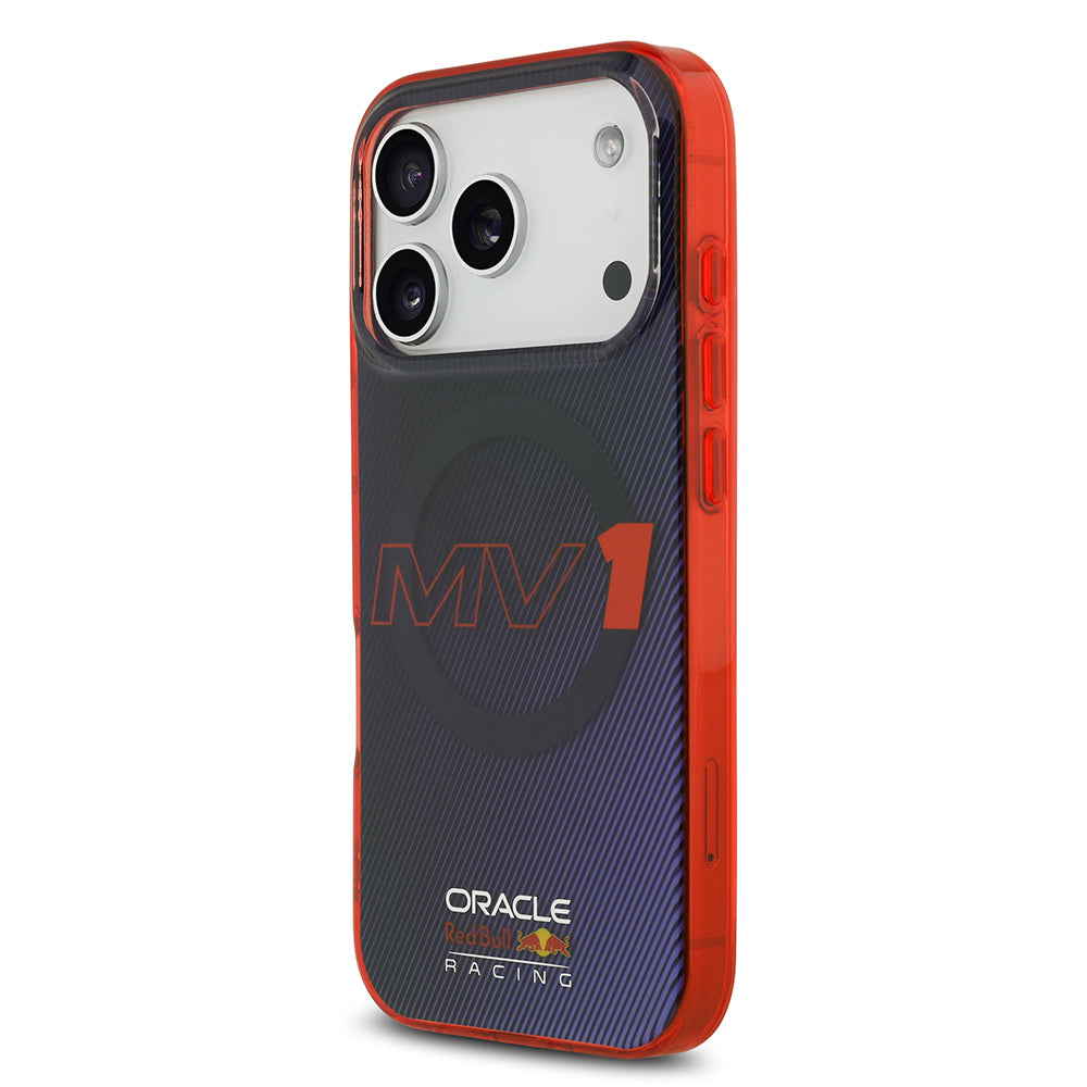 iPhone 17 Pro Kılıf Redbull Orijinal Lisanslı M-safe Şarj Özellikli Çift Katmanlı Çizgi Desenli Sert PC MV Kılıf