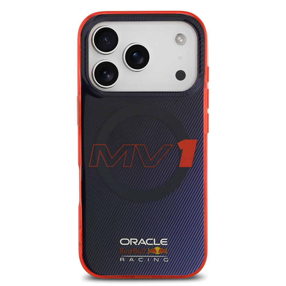 iPhone 17 Pro Kılıf Redbull Orijinal Lisanslı M-safe Şarj Özellikli Çift Katmanlı Çizgi Desenli Sert PC MV Kılıf