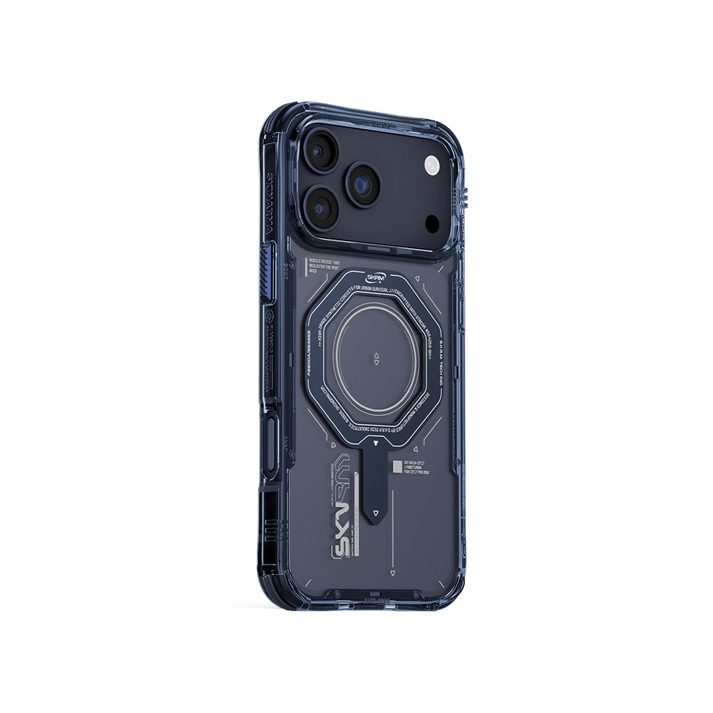 iPhone 17 Pro Kılıf SkinArma M-safe Şarj Özellikli Airbag Tasarımlı Magma Kılıf