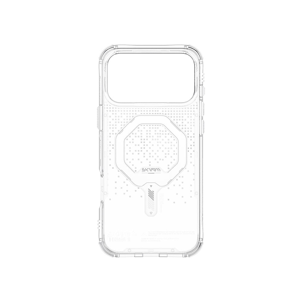 iPhone 17 Pro Kılıf Skinarma M-Safe Şarj Özellikli IML Baskılı Holografik MYST Kılıf