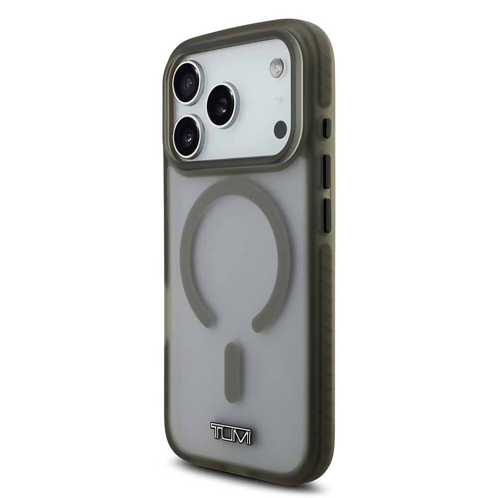 iPhone 17 Pro Kılıf TUMI Orijinal Lisanslı M-safe Şarj Özellikli Buzlu Transparan Kılıf