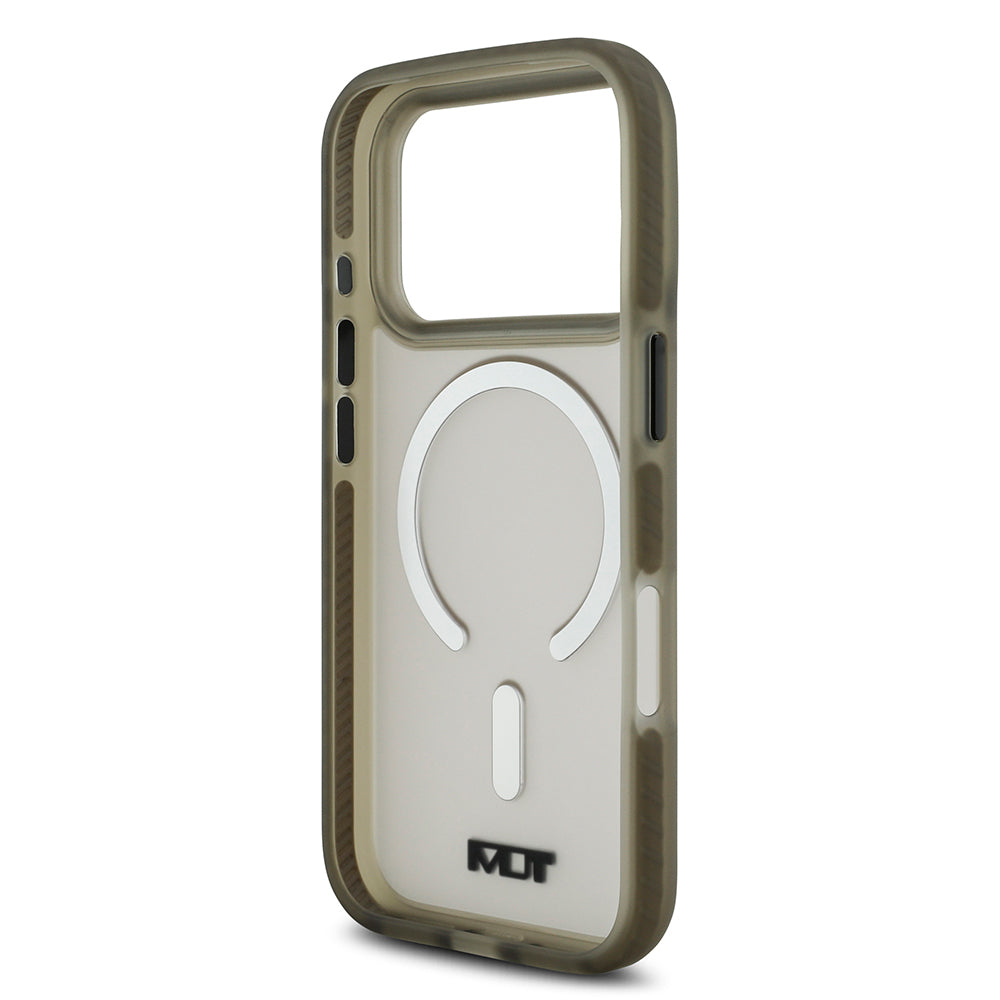 iPhone 17 Pro Kılıf TUMI Orijinal Lisanslı M-safe Şarj Özellikli Buzlu Transparan Kılıf