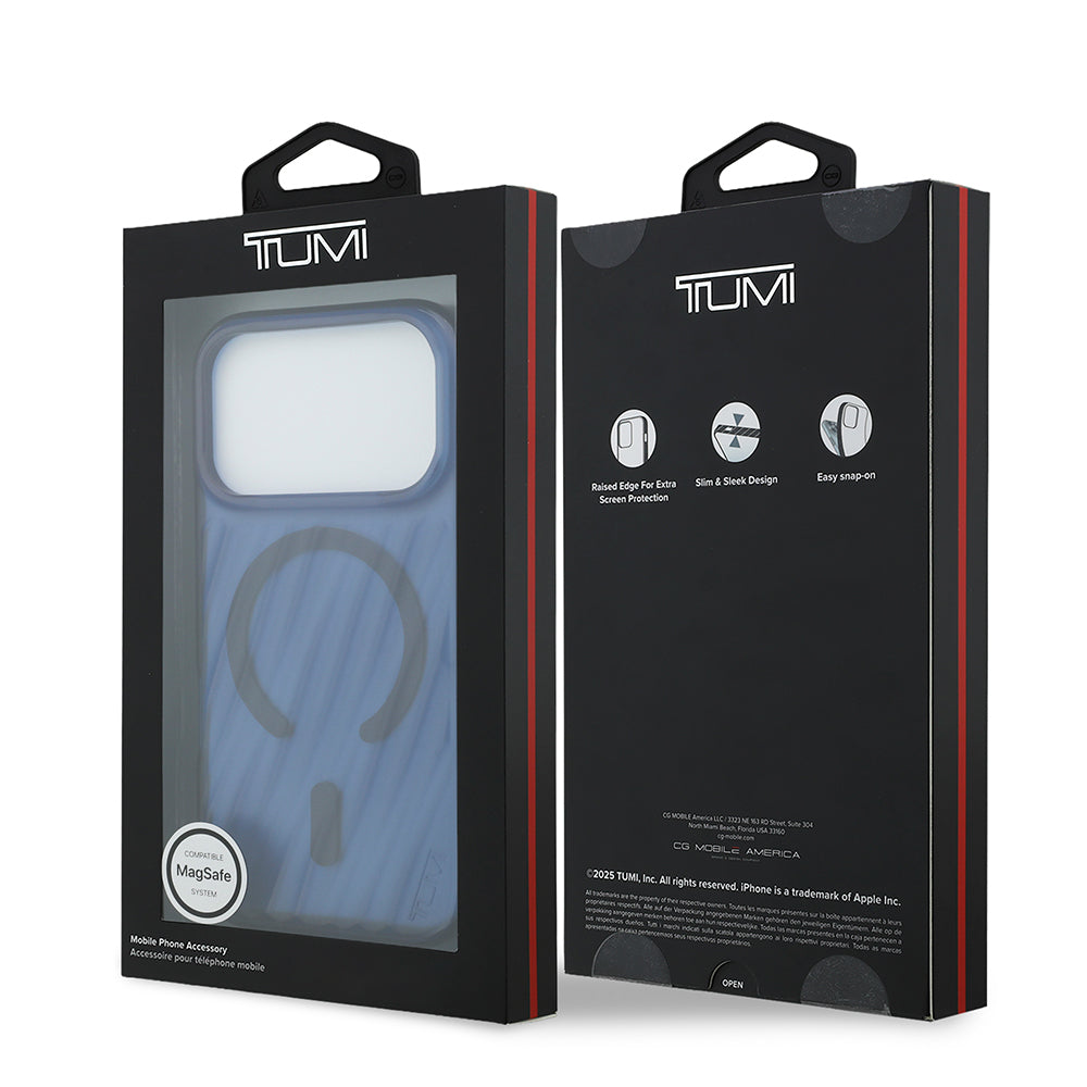 iPhone 17 Pro Kılıf TUMI Orijinal Lisanslı M-safe Şarj Özellikli Transparan Kılıf