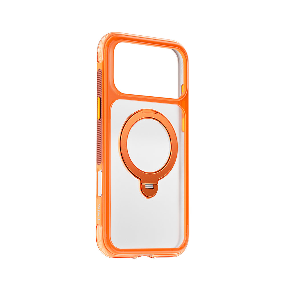 iPhone 17 Pro Kılıf Wiwu AS-203 AeroShield Ultra Serisi M-safe Şarj Özellikli Airbag Tasarımlı Standlı Kılıf