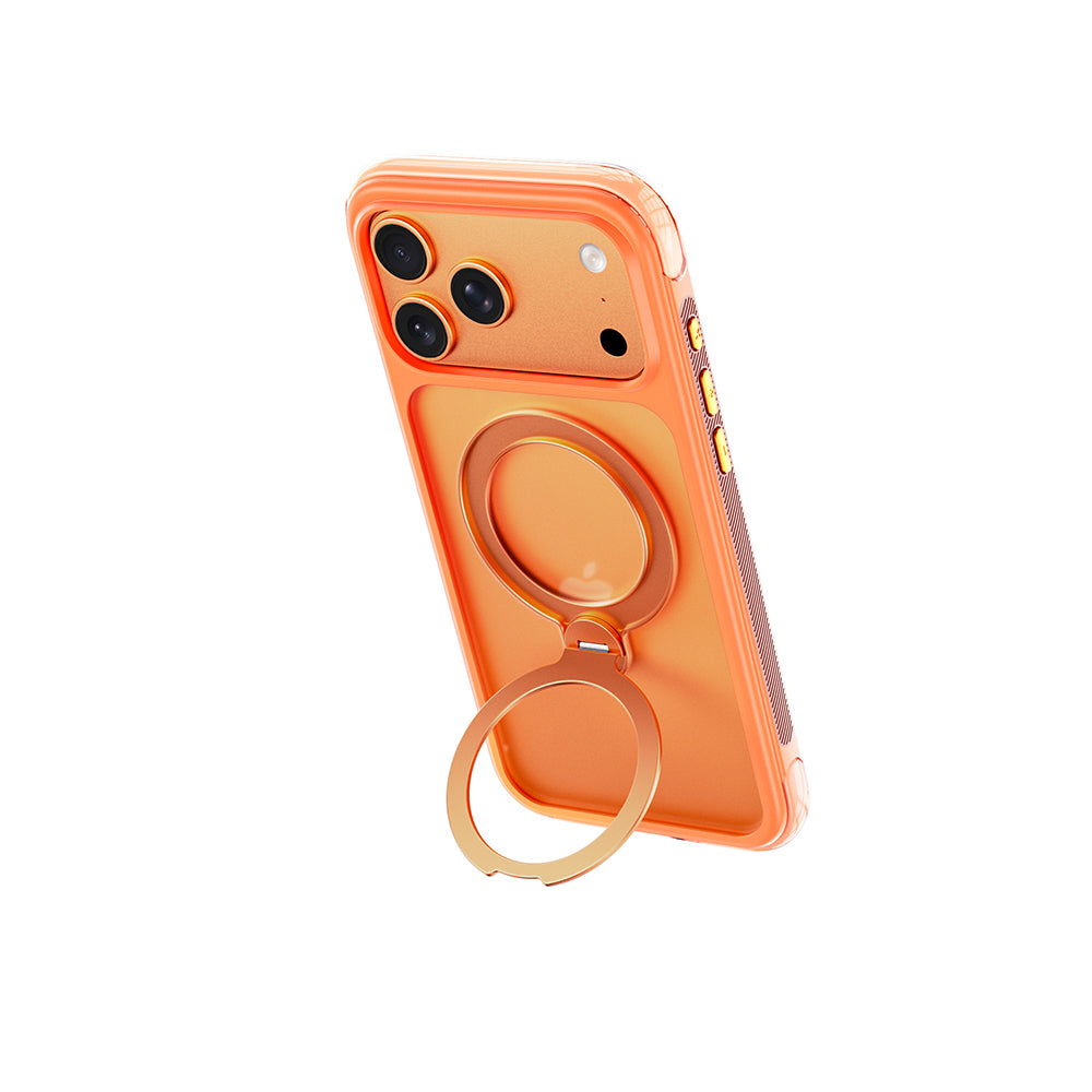 iPhone 17 Pro Kılıf Wiwu AS-203 AeroShield Ultra Serisi M-safe Şarj Özellikli Airbag Tasarımlı Standlı Kılıf