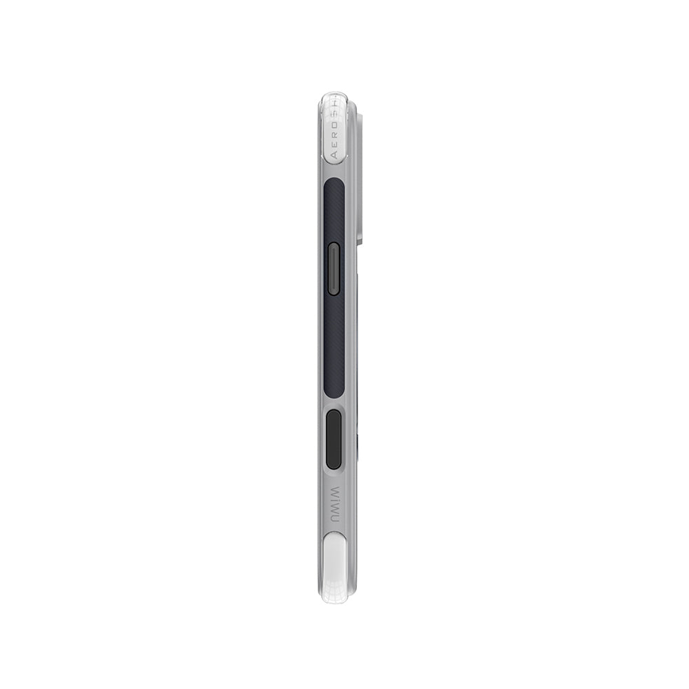 iPhone 17 Pro Kılıf Wiwu AS-203 AeroShield Ultra Serisi M-safe Şarj Özellikli Airbag Tasarımlı Standlı Kılıf