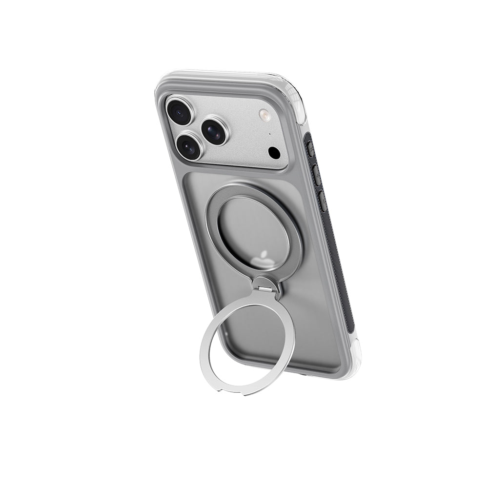 iPhone 17 Pro Kılıf Wiwu AS-203 AeroShield Ultra Serisi M-safe Şarj Özellikli Airbag Tasarımlı Standlı Kılıf