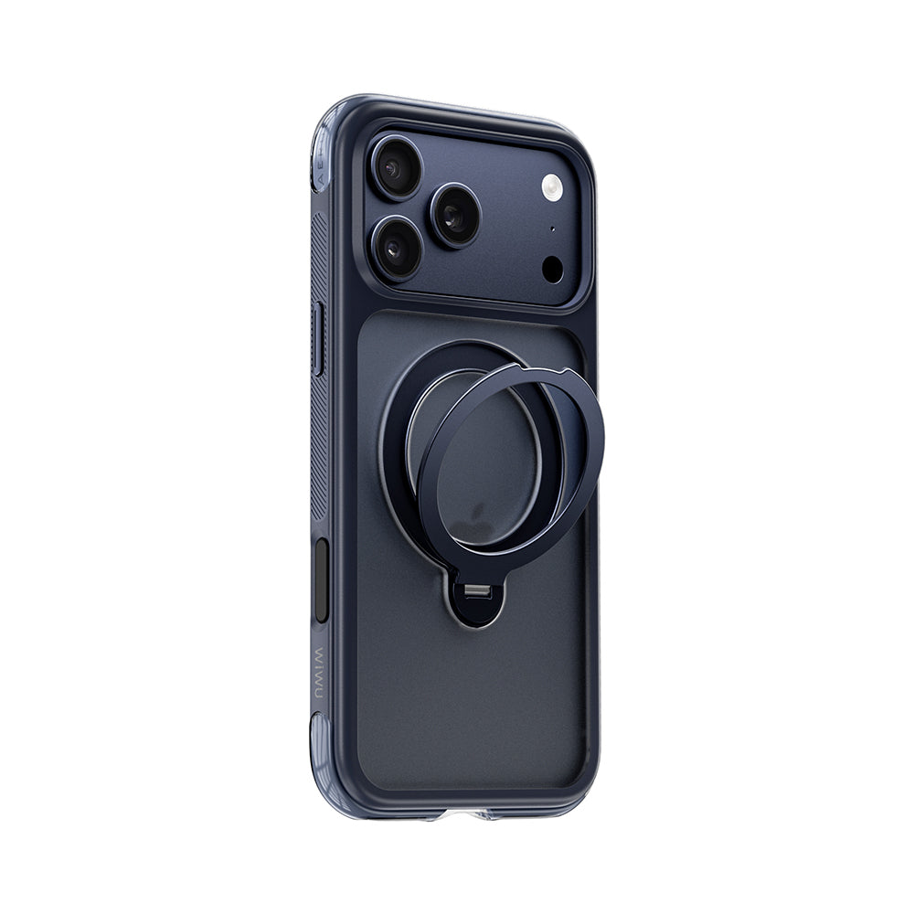 iPhone 17 Pro Kılıf Wiwu AS-203 AeroShield Ultra Serisi M-safe Şarj Özellikli Airbag Tasarımlı Standlı Kılıf