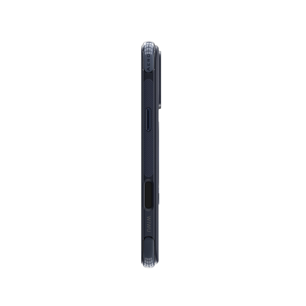 iPhone 17 Pro Kılıf Wiwu AS-203 AeroShield Ultra Serisi M-safe Şarj Özellikli Airbag Tasarımlı Standlı Kılıf
