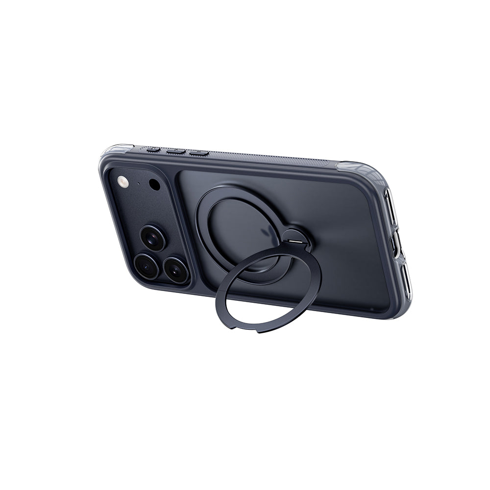 iPhone 17 Pro Kılıf Wiwu AS-203 AeroShield Ultra Serisi M-safe Şarj Özellikli Airbag Tasarımlı Standlı Kılıf