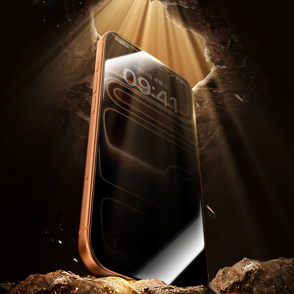 iPhone 17 Pro Max Benks Glass Warrior 2.0 EZFita Privacy Hayalet Cam Ekran Koruyucu + Kolay Uygulama Aparatı