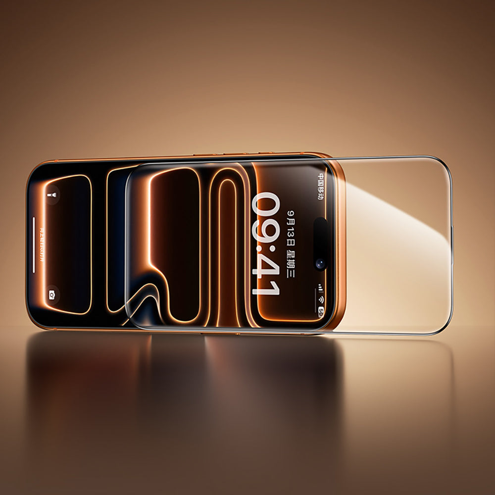 iPhone 17 Pro Max Benks Glass Warrior 2.0 EZFita Privacy Hayalet Cam Ekran Koruyucu + Kolay Uygulama Aparatı