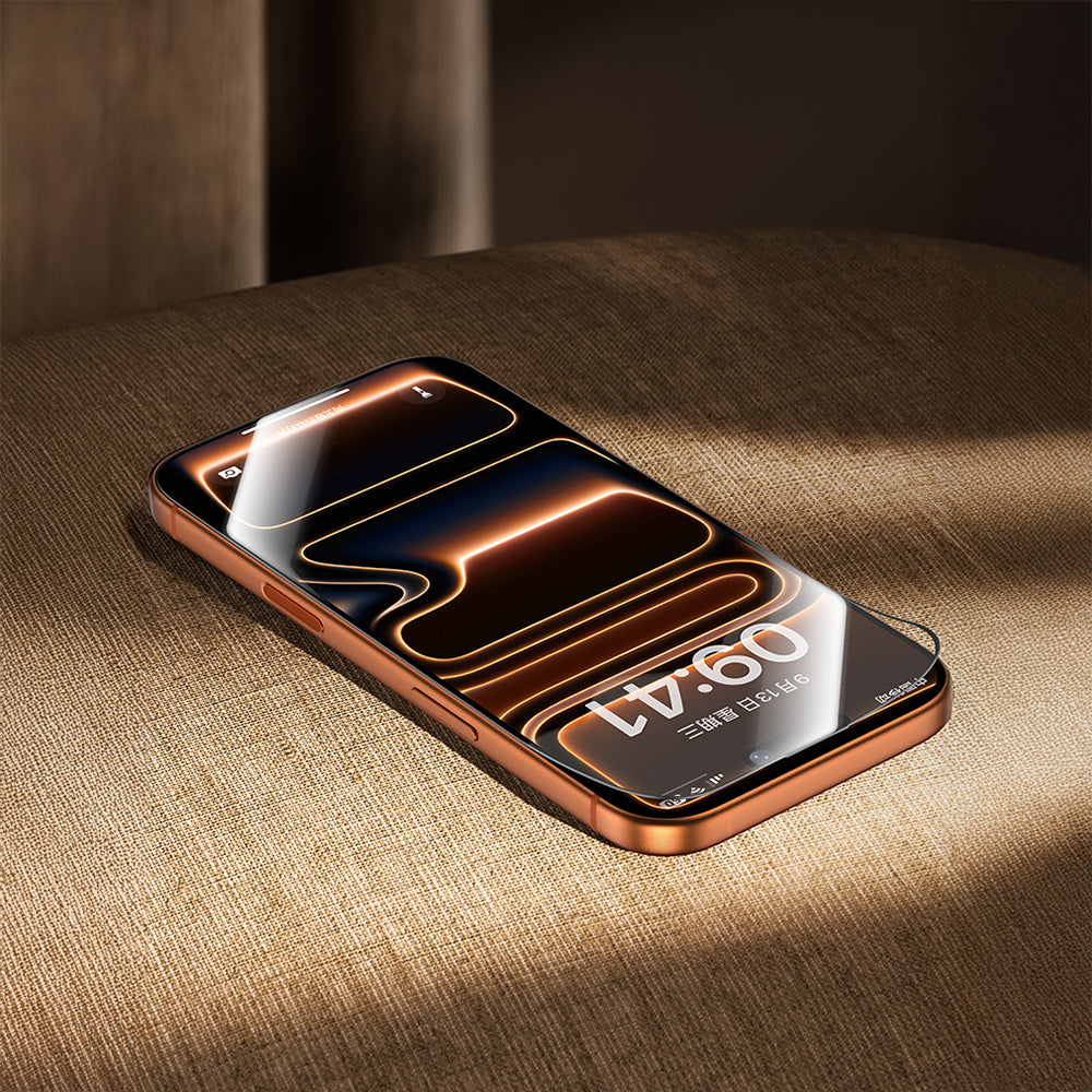 iPhone 17 Pro Max Benks Glass Warrior 2.0 EZFita Safir Cam Ekran Koruyucu + Kolay Uygulama Aparatı