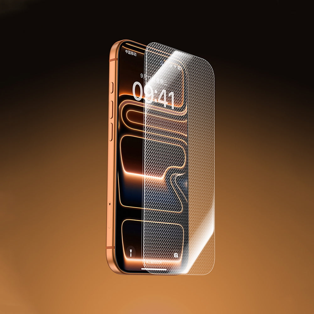iPhone 17 Pro Max Benks Glass Warrior 2.0 EZFita Safir Cam Ekran Koruyucu + Kolay Uygulama Aparatı