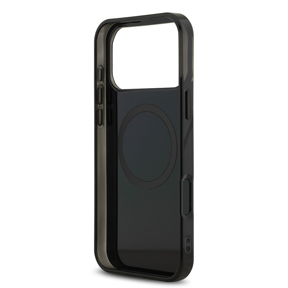 iPhone 17 Pro Max Kılıf AMG Orijinal Lisanslı Çift Katmanlı Büyük Logolu Petek Desenli Kılıf