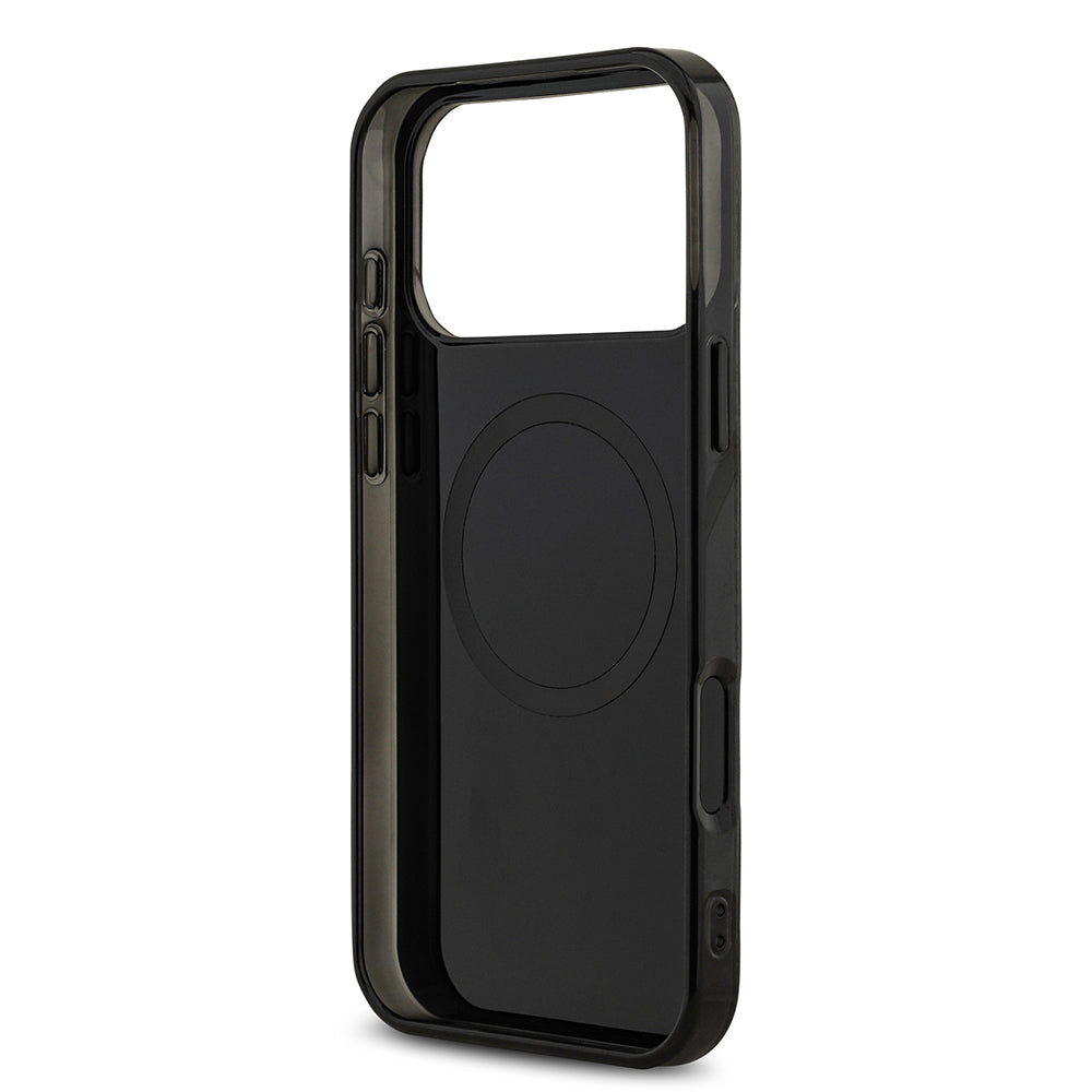 iPhone 17 Pro Max Kılıf AMG Orijinal Lisanslı M-safe Şarj Özellikli Çift Katmanlı Kırmızı Çapraz Çizgili Kılıf