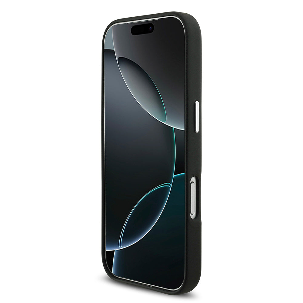 iPhone 17 Pro Max Kılıf Aston Martin Orijinal Lisanslı M-safe Şarj Özellikli Metal Logolu PU Deri Kılıf