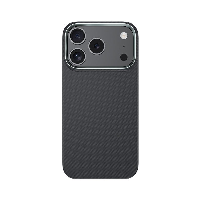 iPhone 17 Pro Max Kılıf Benks M-safe Şarj Özellikli Metal Kamera Çerçeveli Magnetik ArmorAir 600D Kevlar Karbon Fiber Kılıf