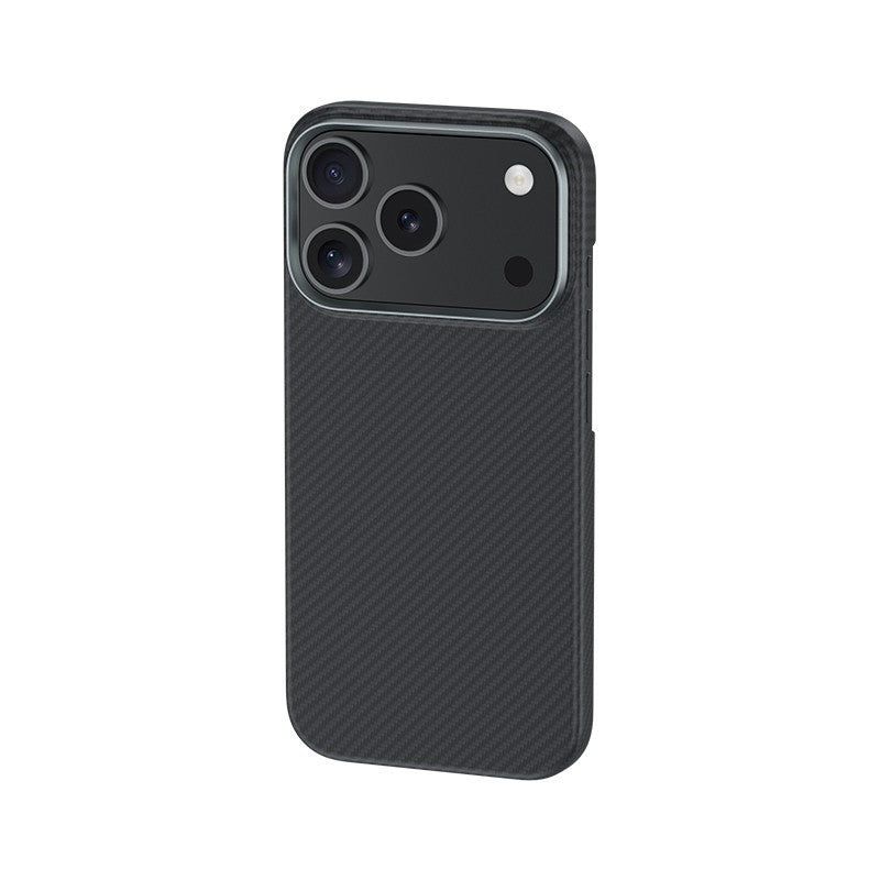 iPhone 17 Pro Max Kılıf Benks M-safe Şarj Özellikli Metal Kamera Çerçeveli Magnetik ArmorAir 600D Kevlar Karbon Fiber Kılıf