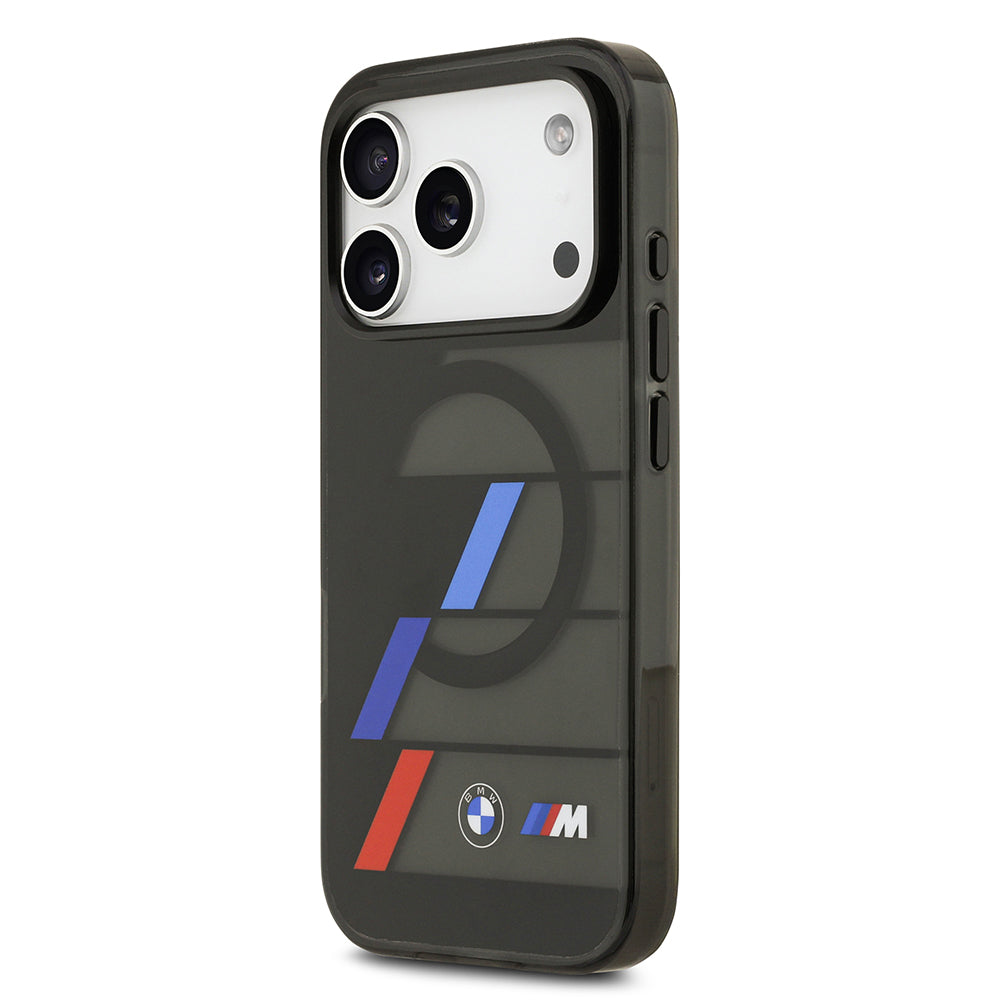 iPhone 17 Pro Max Kılıf BMW Orijinal Lisanslı M-safe Şarj Özellikli IML Baskılı Üç Renkli M Dizayn Kılıf