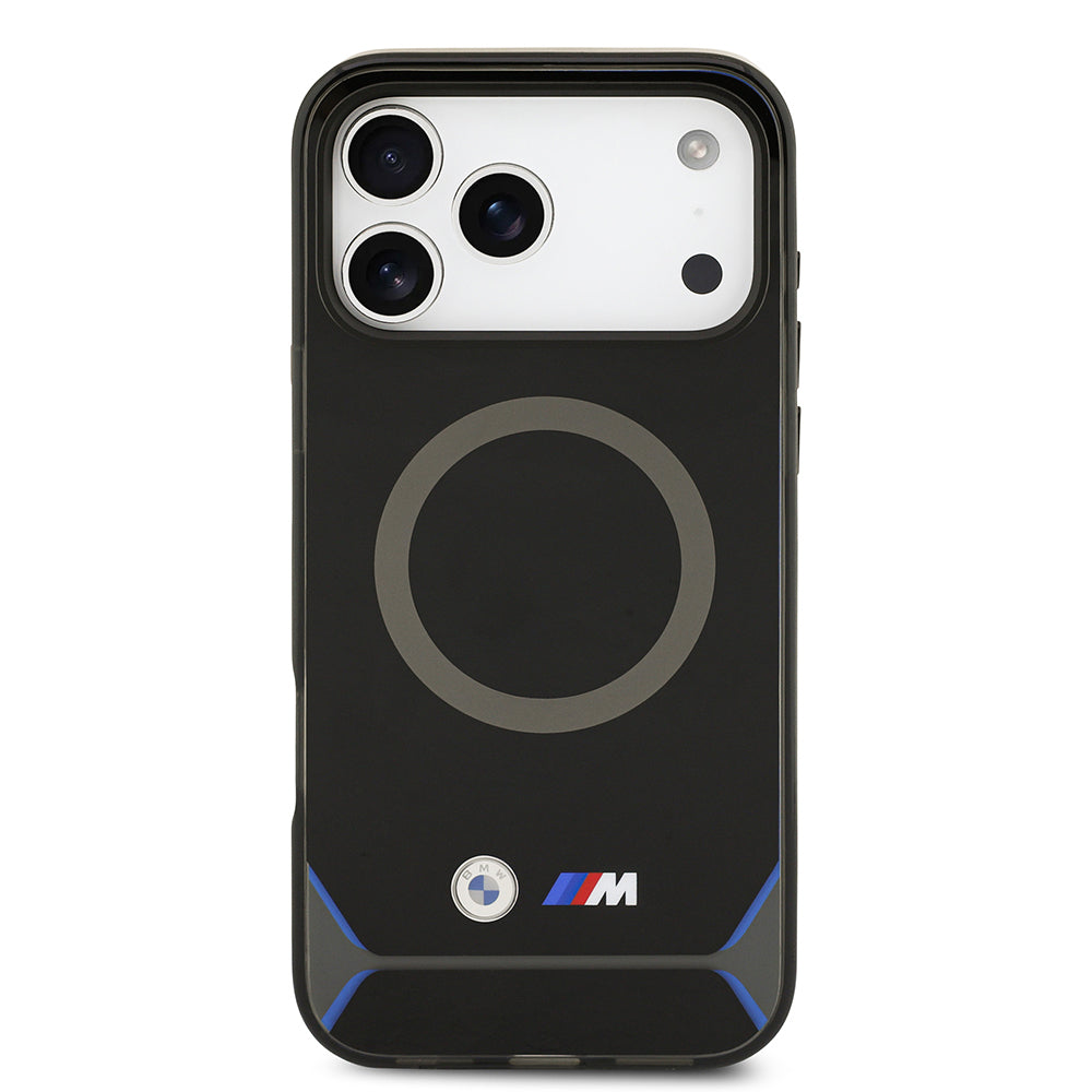 iPhone 17 Pro Max Kılıf BMW Orijinal Lisanslı M-safe Şarj Özellikli Metal Buton Tasarımlı IML Baskılı M Dizayn Kılıf