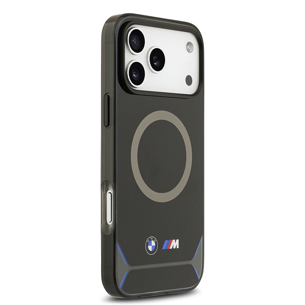 iPhone 17 Pro Max Kılıf BMW Orijinal Lisanslı M-safe Şarj Özellikli Metal Buton Tasarımlı IML Baskılı M Dizayn Kılıf