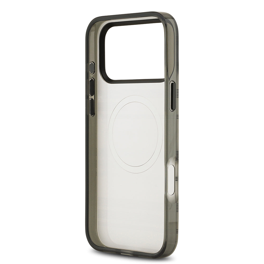 iPhone 17 Pro Max Kılıf BMW Orijinal Lisanslı M-safe Şarj Özellikli Metal Kamera Butonlu Yatay Şeritli M Dizayn Kılıf