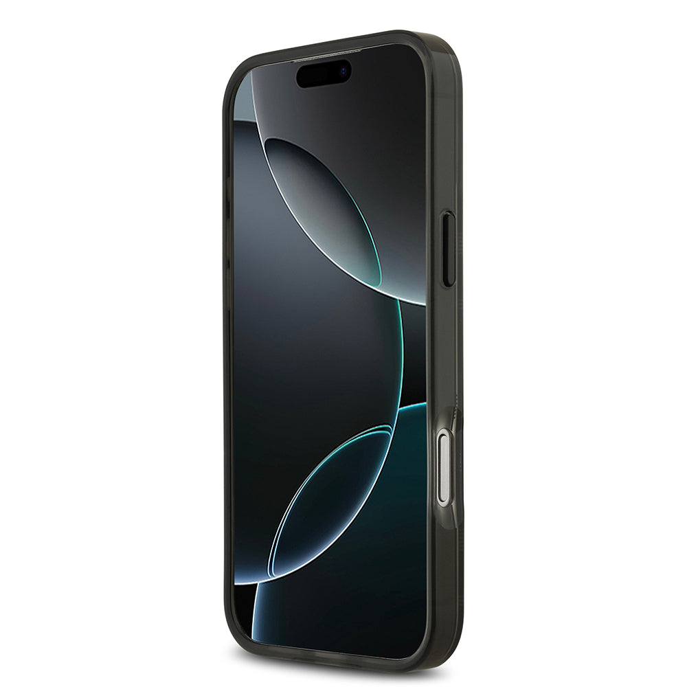 iPhone 17 Pro Max Kılıf BMW Orijinal Lisanslı M-safe Şarj Özellikli Metal Kamera Butonlu Yatay Şeritli M Dizayn Kılıf