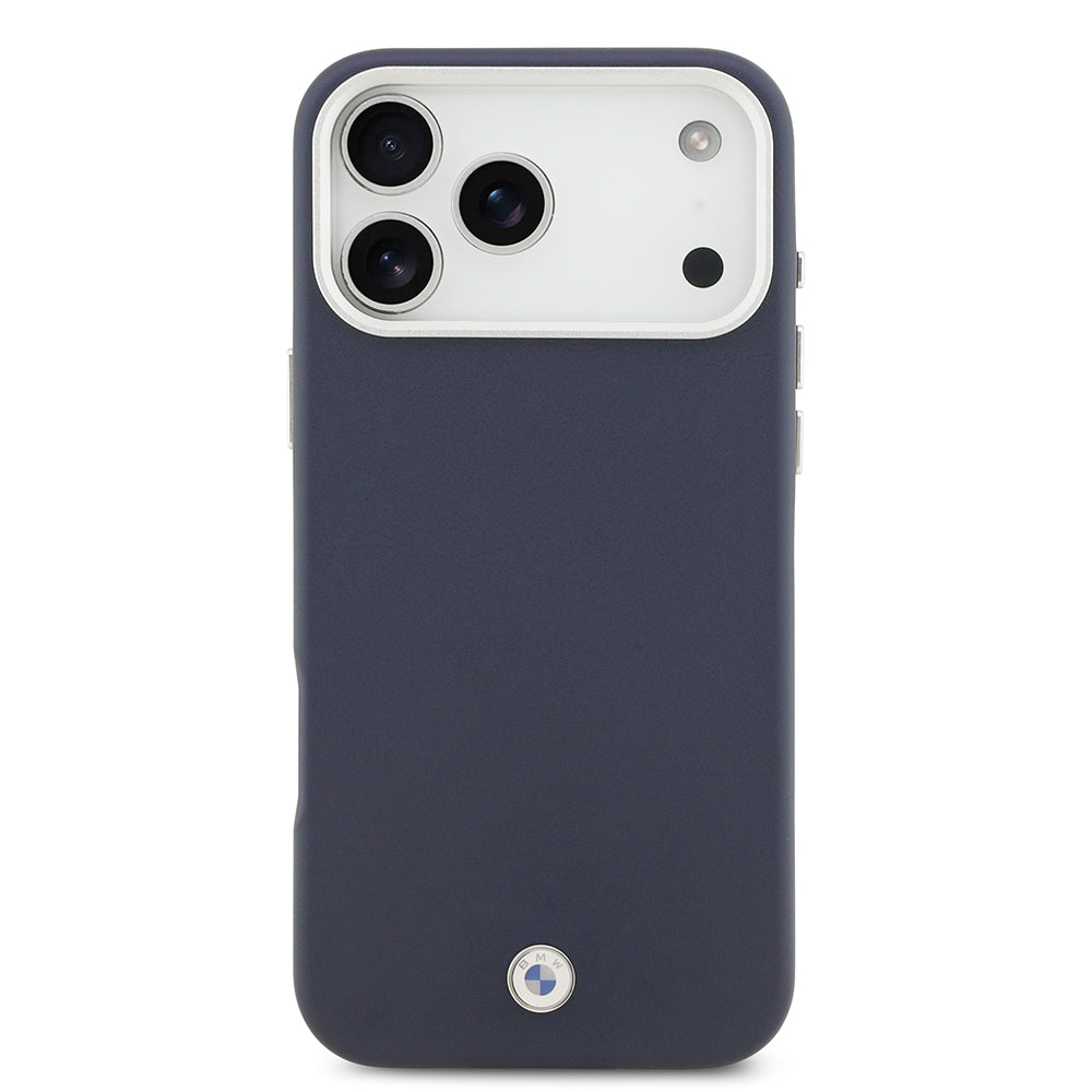 iPhone 17 Pro Max Kılıf BMW Orijinal Lisanslı M-safe Şarj Özellikli Metal Logolu Tam Kaplama Deri Kılıf