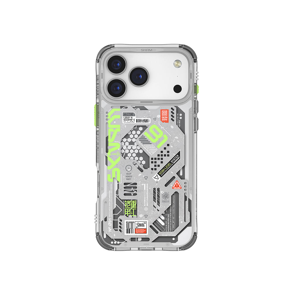 iPhone 17 Pro Max Kılıf Desenli Airbag Tasarımlı Skinarma Spectra Kılıf