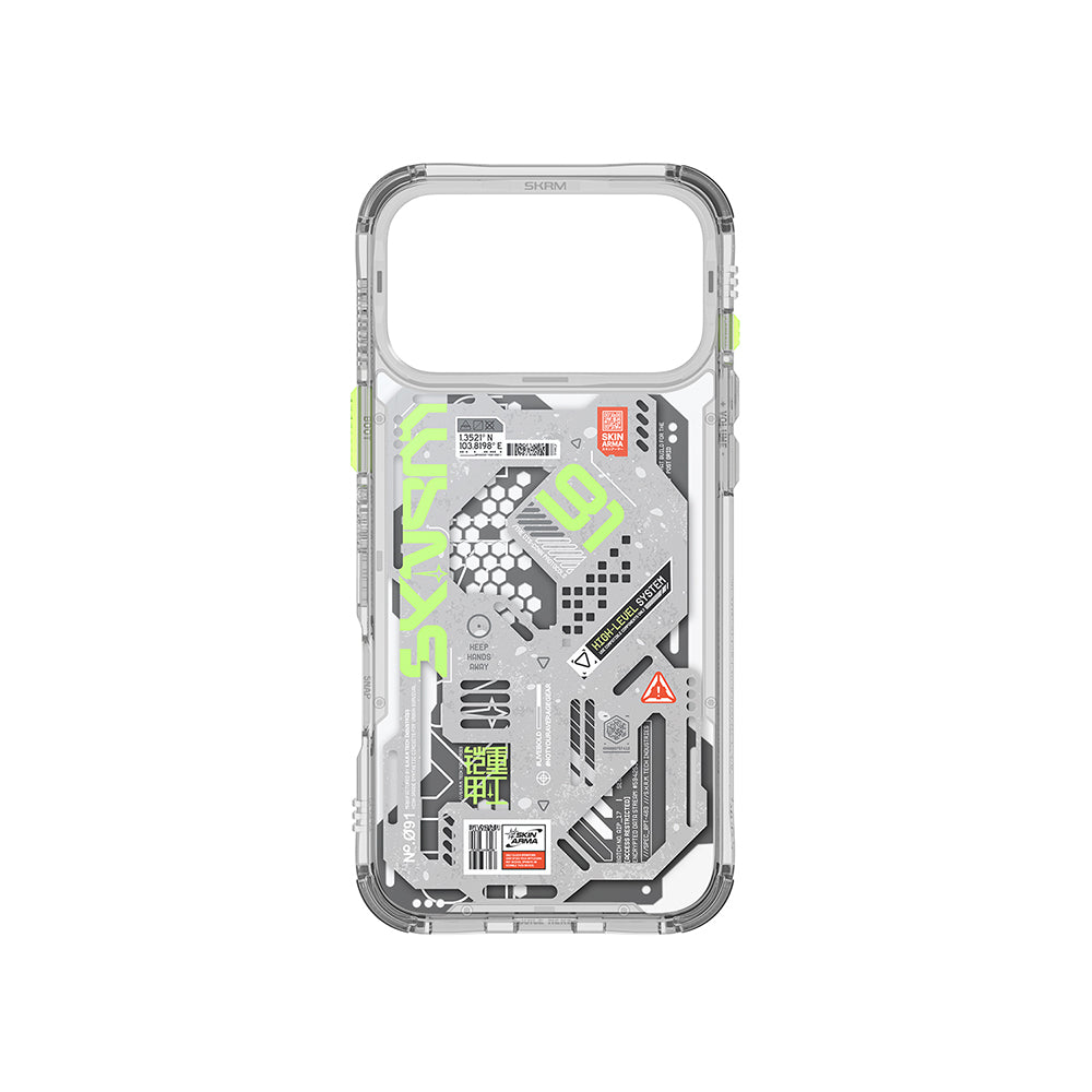 iPhone 17 Pro Max Kılıf Desenli Airbag Tasarımlı Skinarma Spectra Kılıf