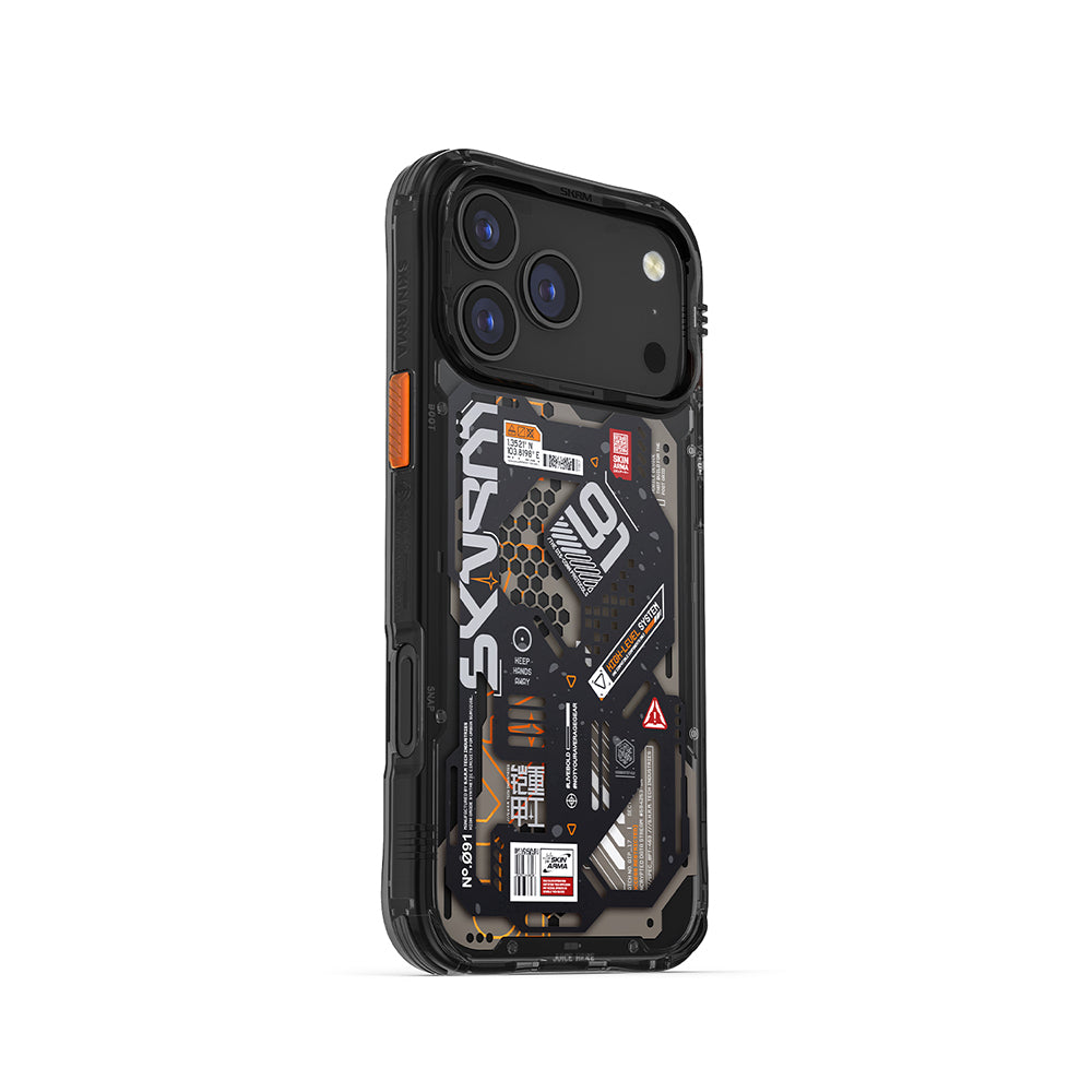 iPhone 17 Pro Max Kılıf Desenli Airbag Tasarımlı Skinarma Spectra Kılıf