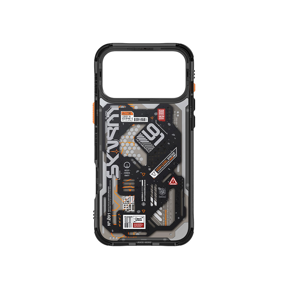 iPhone 17 Pro Max Kılıf Desenli Airbag Tasarımlı Skinarma Spectra Kılıf