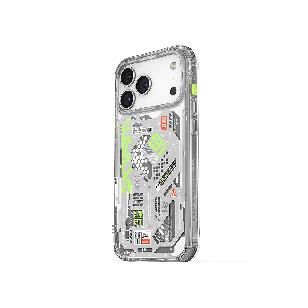 iPhone 17 Pro Max Kılıf Desenli Airbag Tasarımlı Skinarma Spectra Kılıf